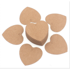 Gift Tags | Kraft Heart Tags Pack 30 PCS